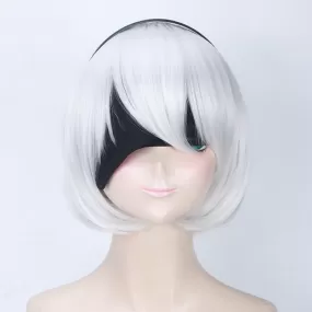 NieR: Automata YoRHa 2B wig cosplay accessory