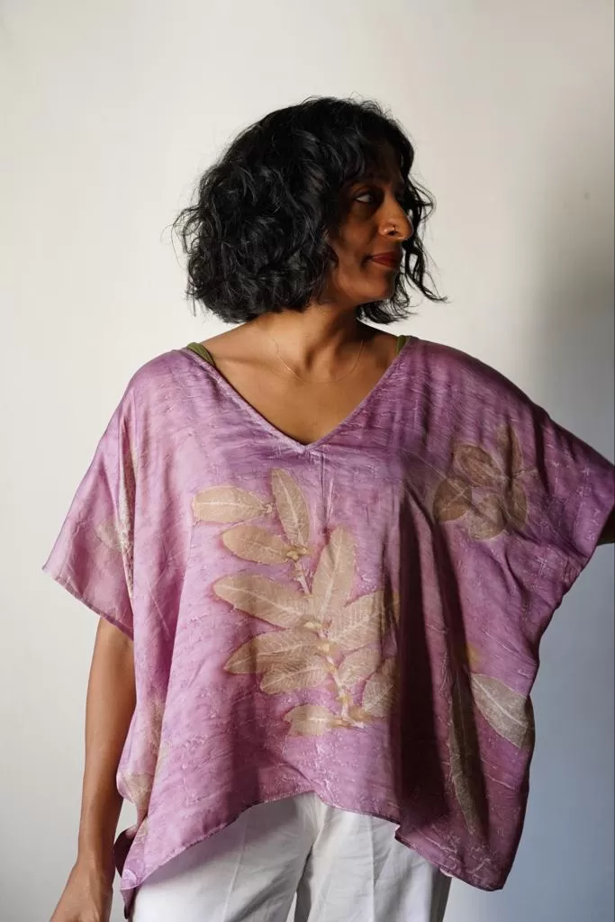 Nilgiri Eco Print Free Size Top