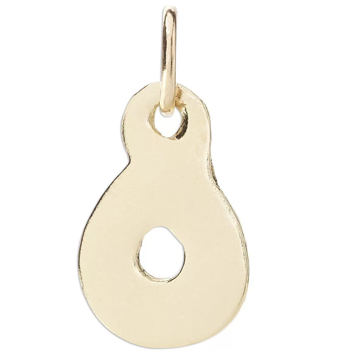 O Bubble Letter Charm