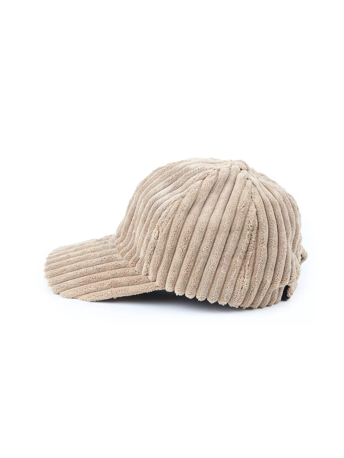 Odette Beige Fleece Cap for Women