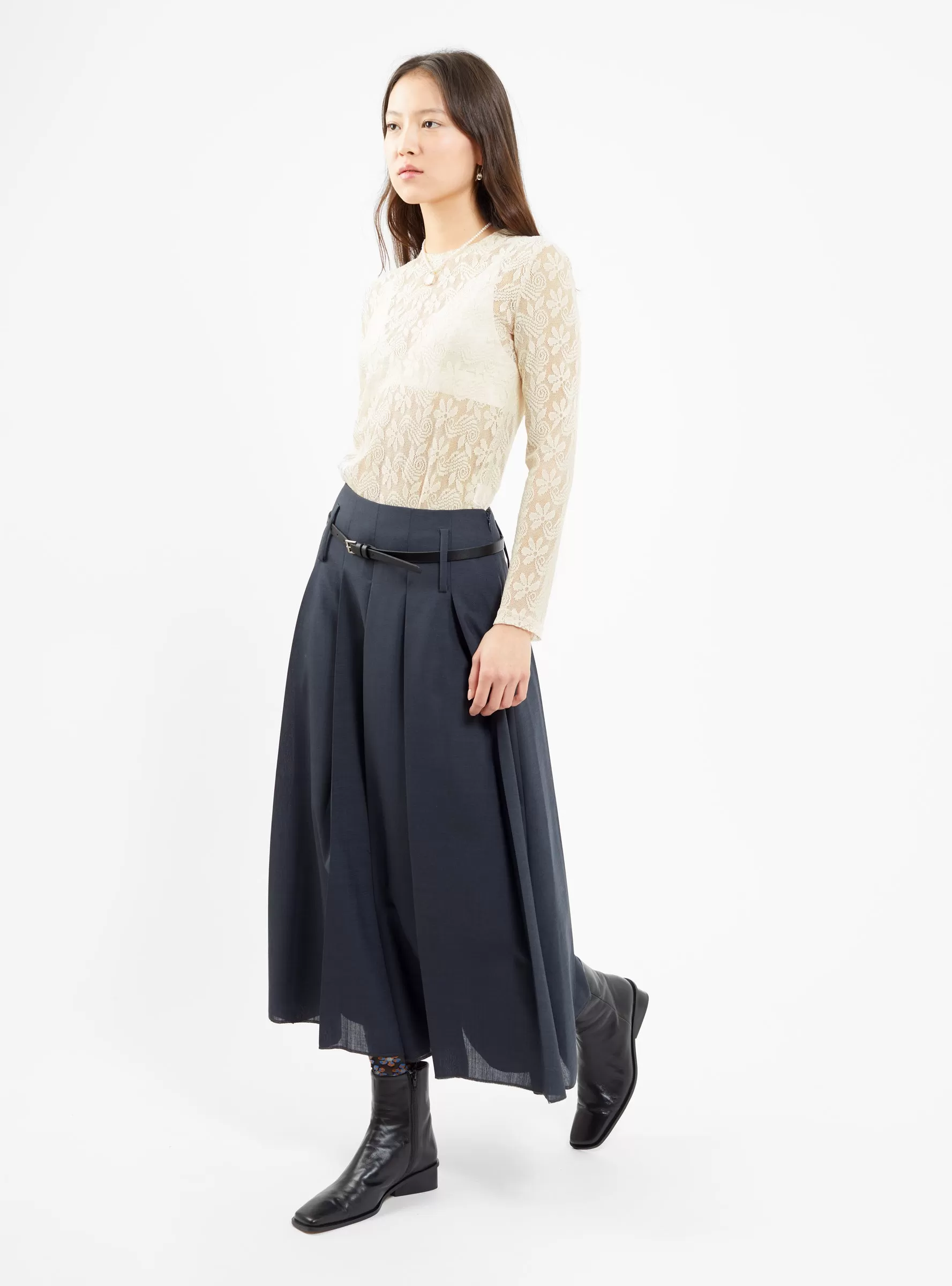 Odette Skirt Slate Blue