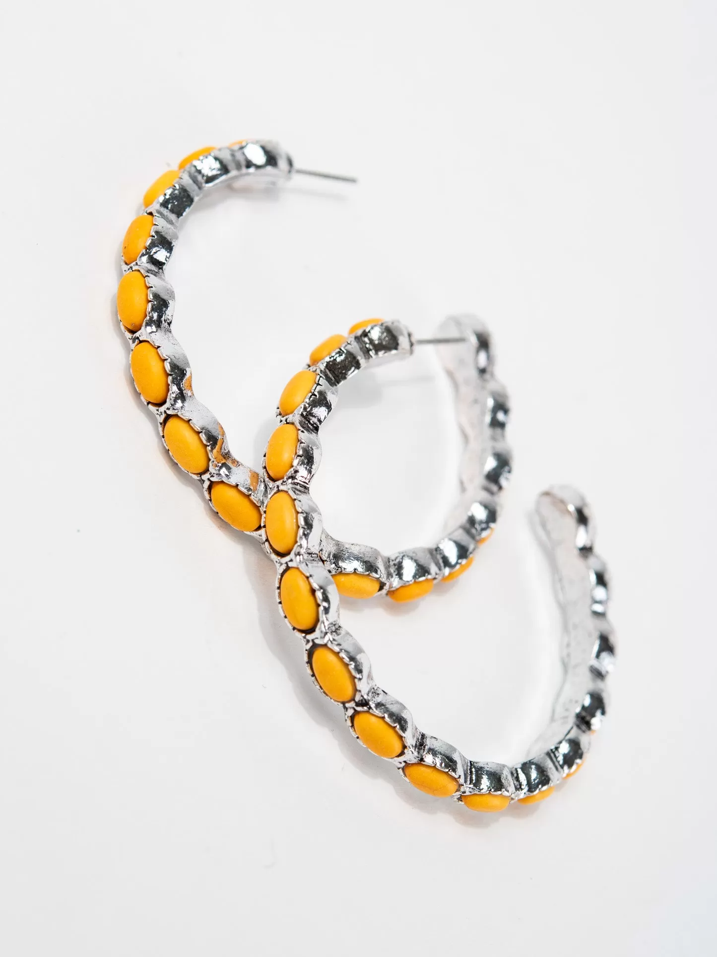 Odette Western Semi Hoop Earrings