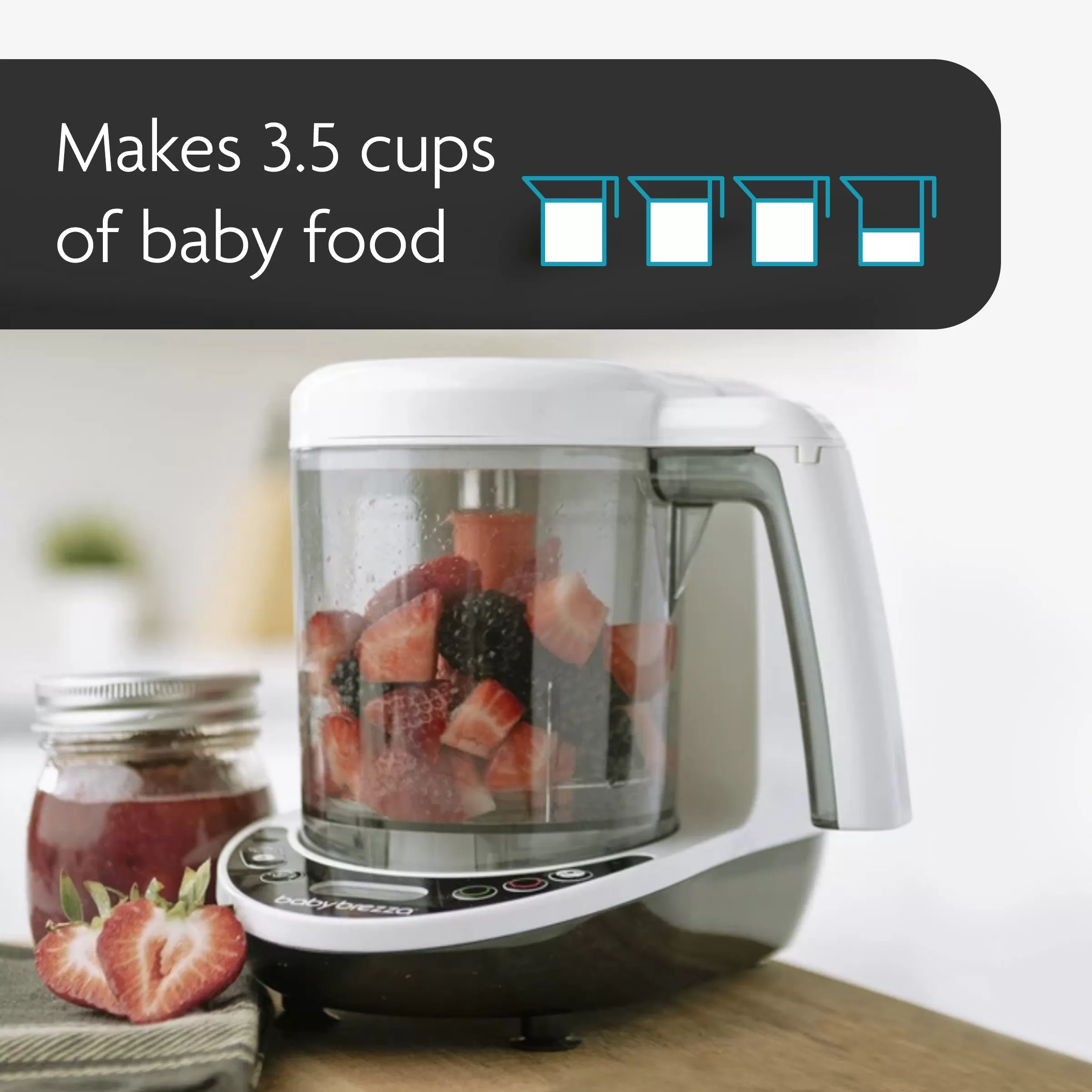 One Step Baby Food Maker Deluxe: Steamer & Blender for Homemade Baby Food