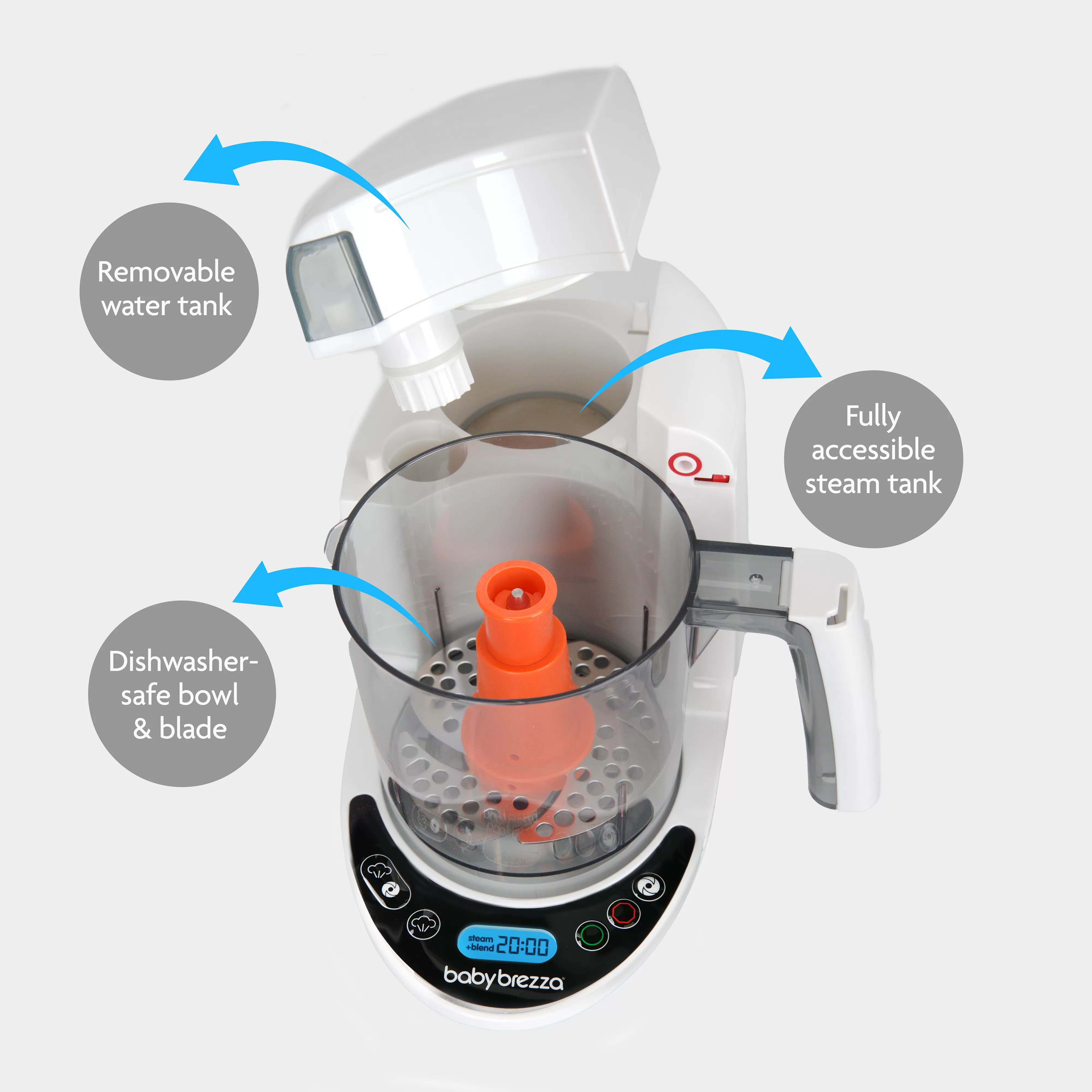 One Step Baby Food Maker Deluxe: Steamer & Blender for Homemade Baby Food