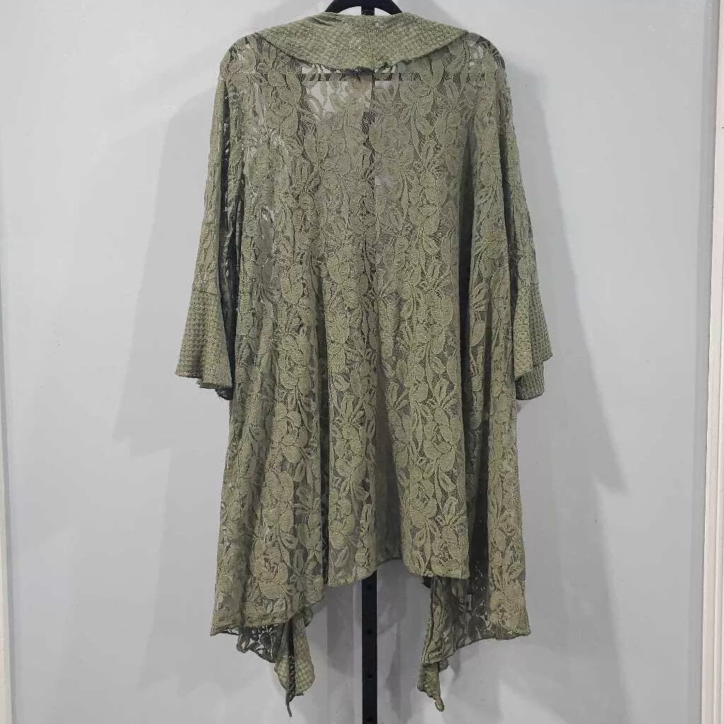 Paisley Vine Cardigan 2XL