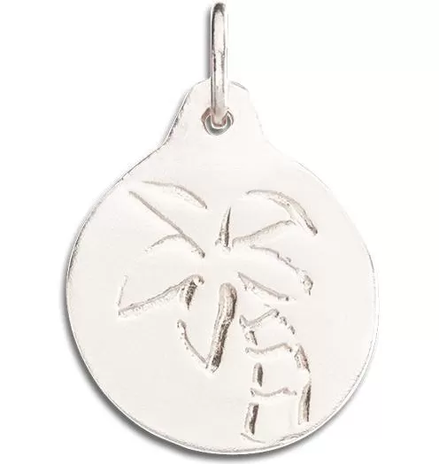 Palm Tree Disk Charm