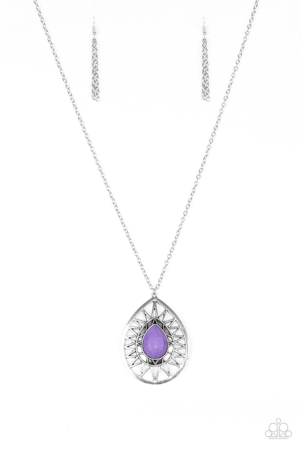 Paparazzi Summer Sunbeam - Purple Necklace