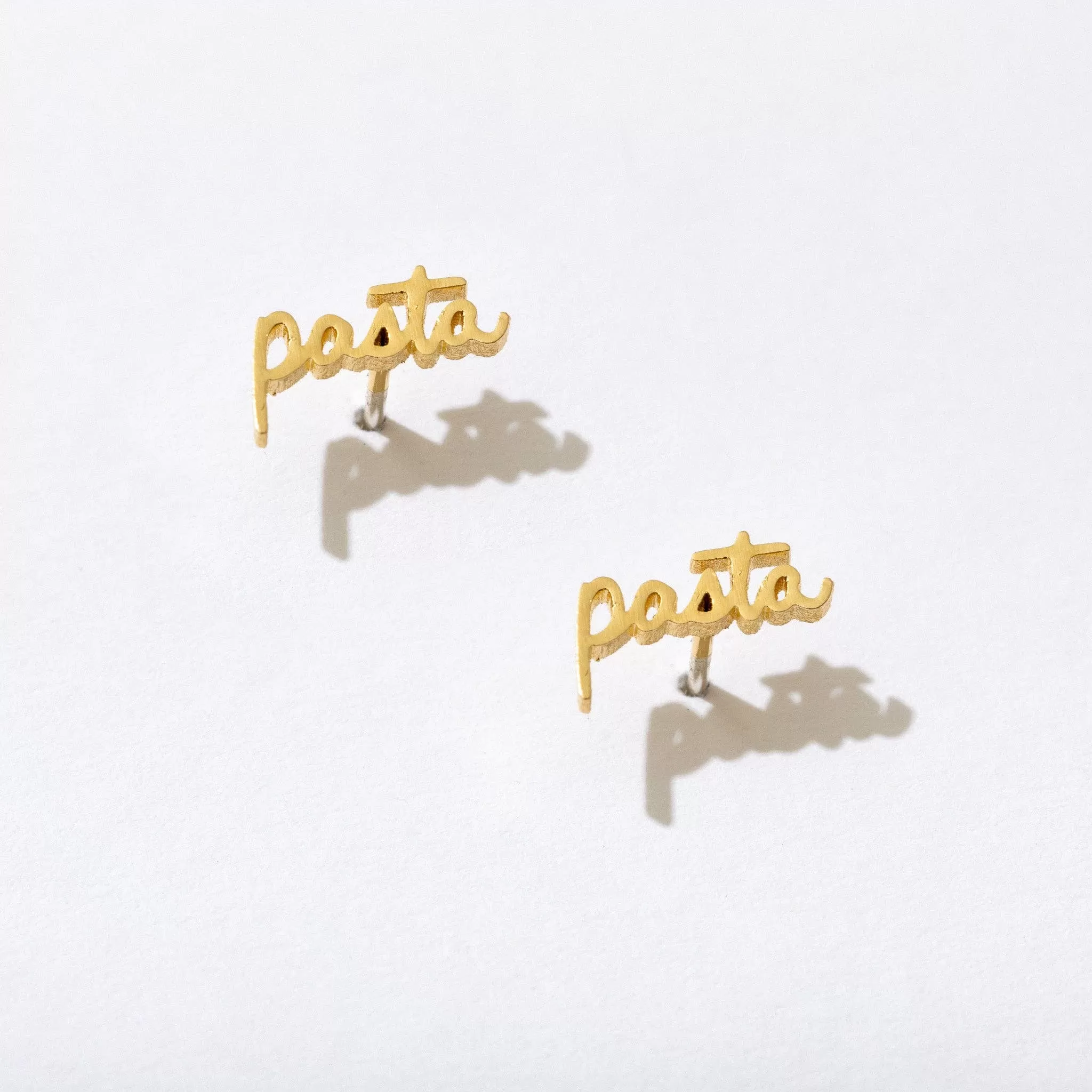 Pasta Stud Earrings