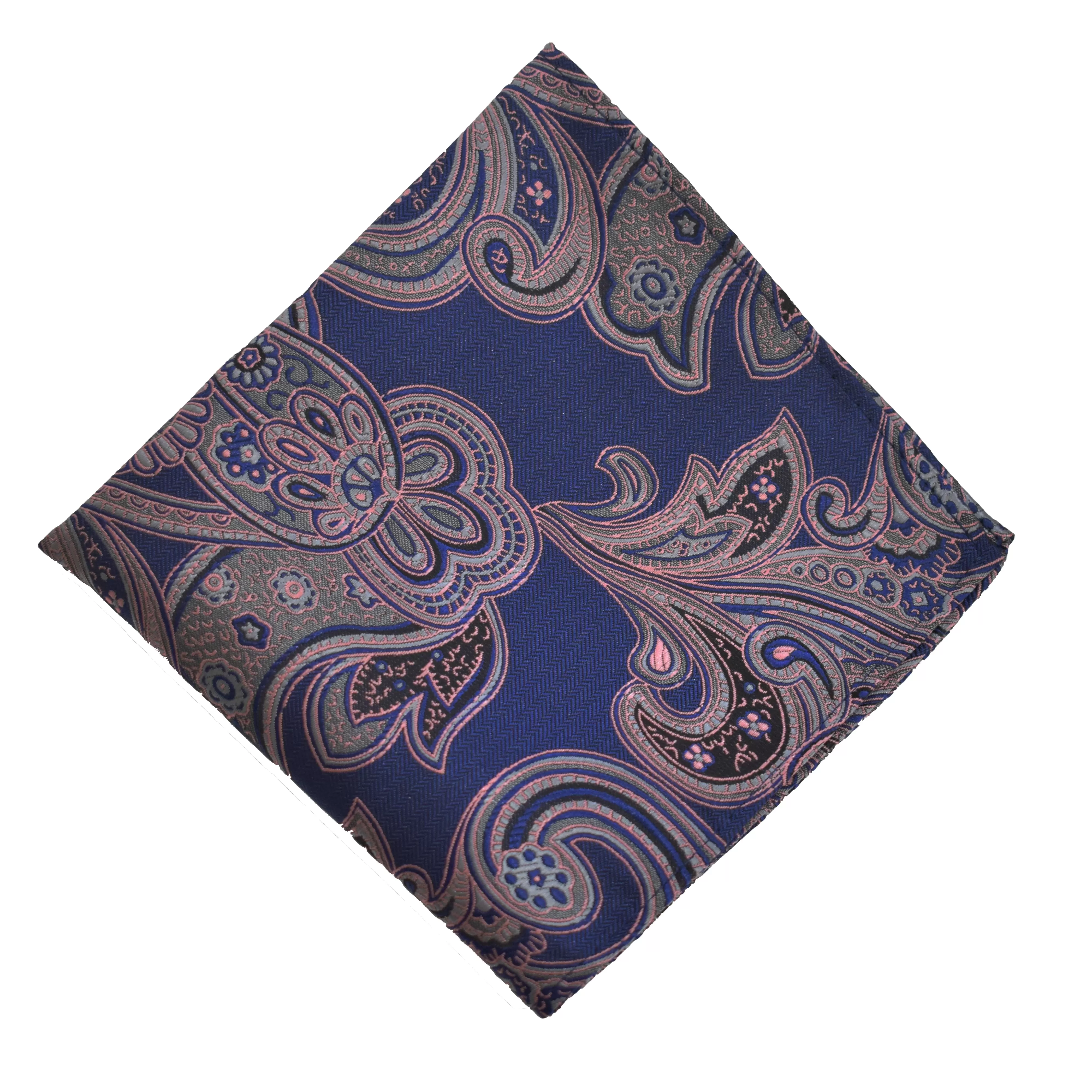 Pocket Square - Dusty Pink Paisley