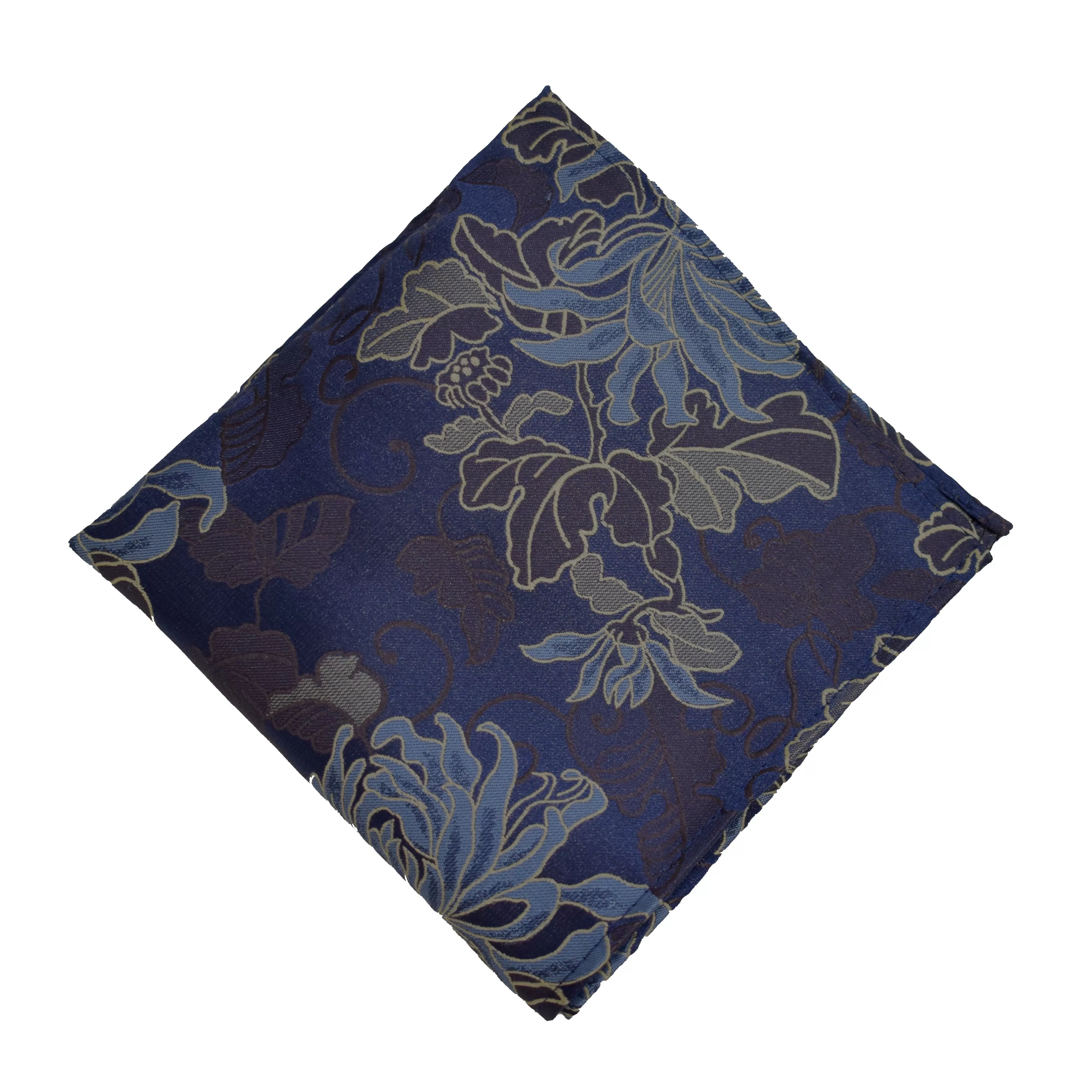 Pocket Square - Egyptian Navy Paisley