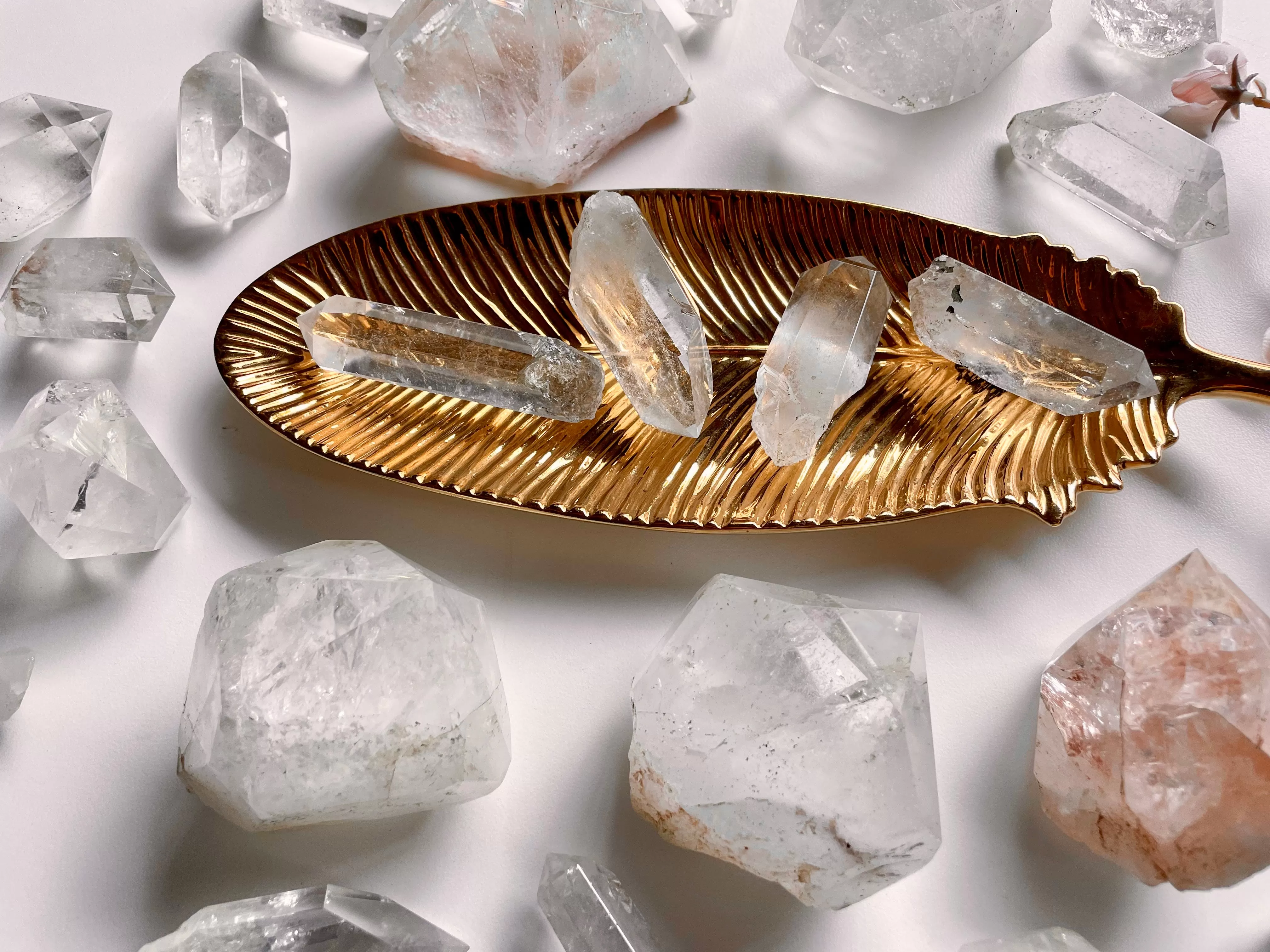 Raw & Polished Himalayan Quartz Points || India