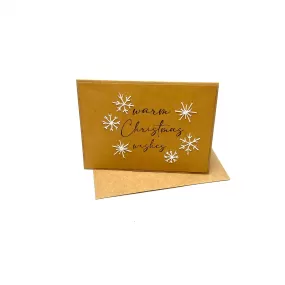 Rosie's Handmade Cards- Warm Wishes (Horizontal)