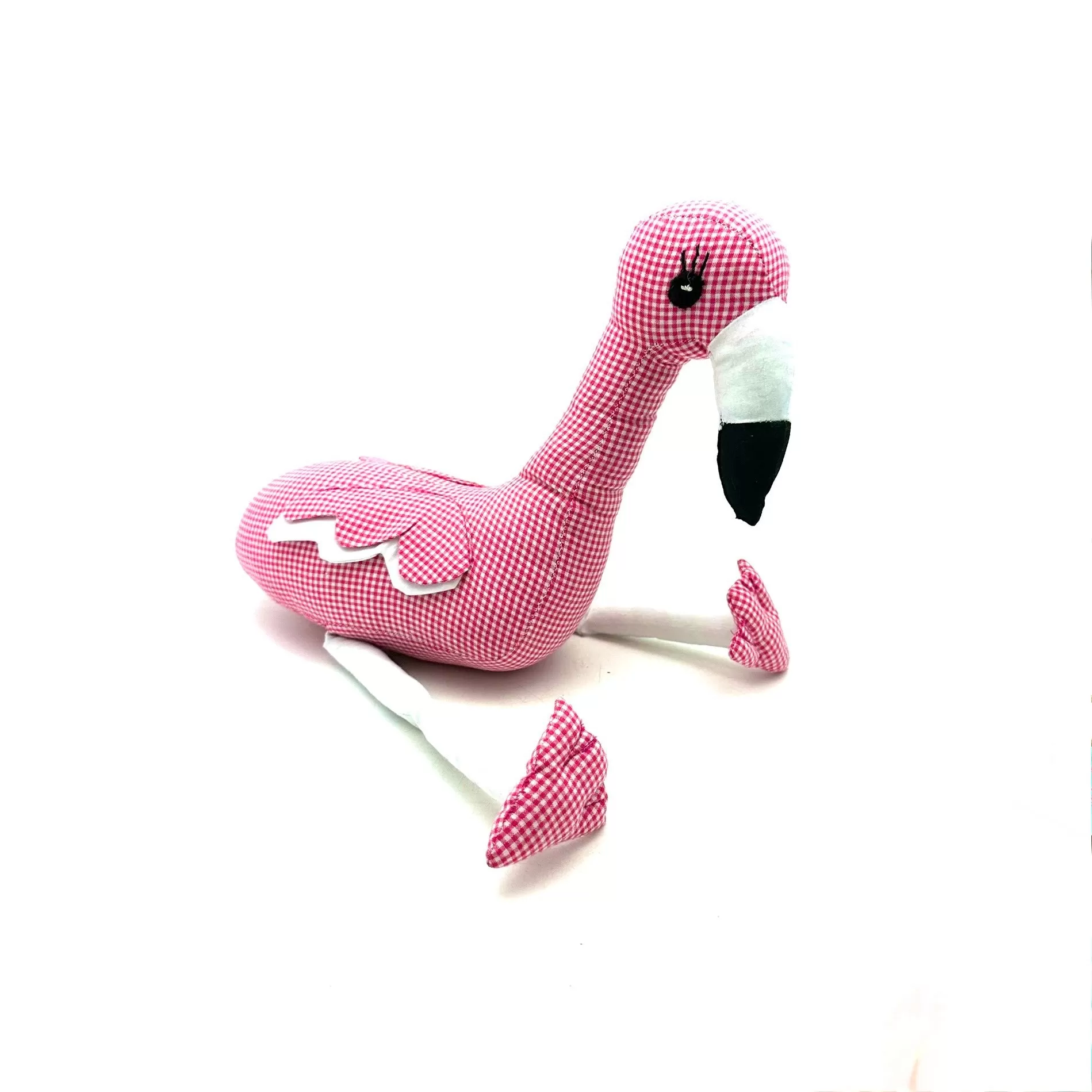 School Uniform Flamingo Stuffed Animal