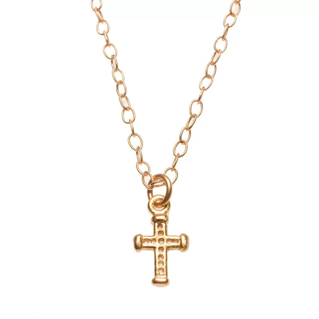 Signature Hand Crafted Solid Gold Cross