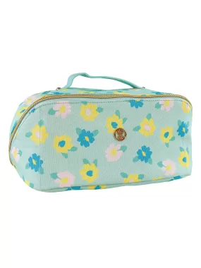 Simply Southern Flower Print Cosmo Bag - Travel Essential for On-the-Go Glam