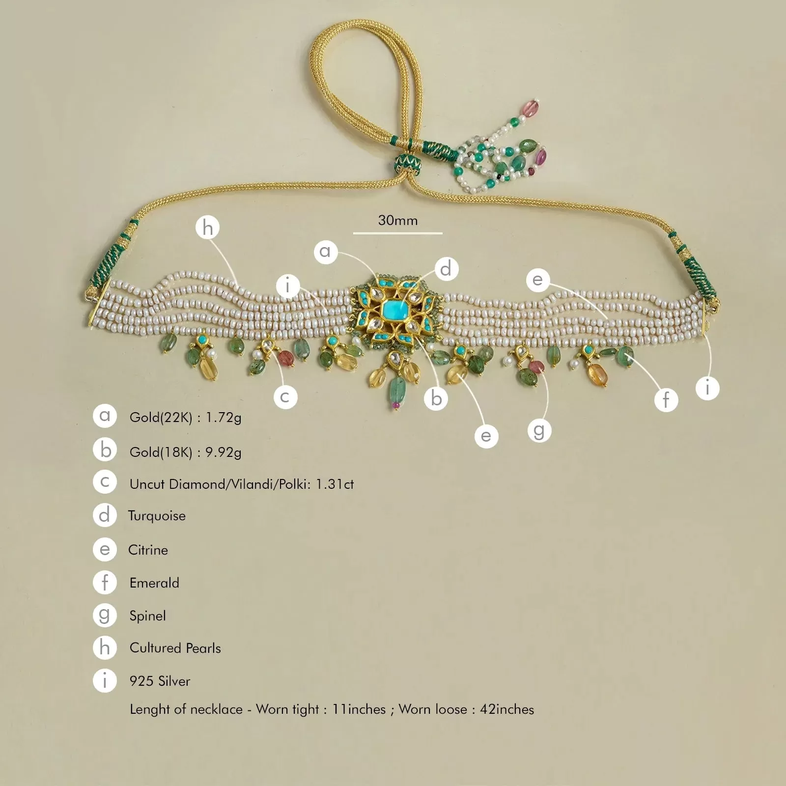 Siraaj Choker Necklace