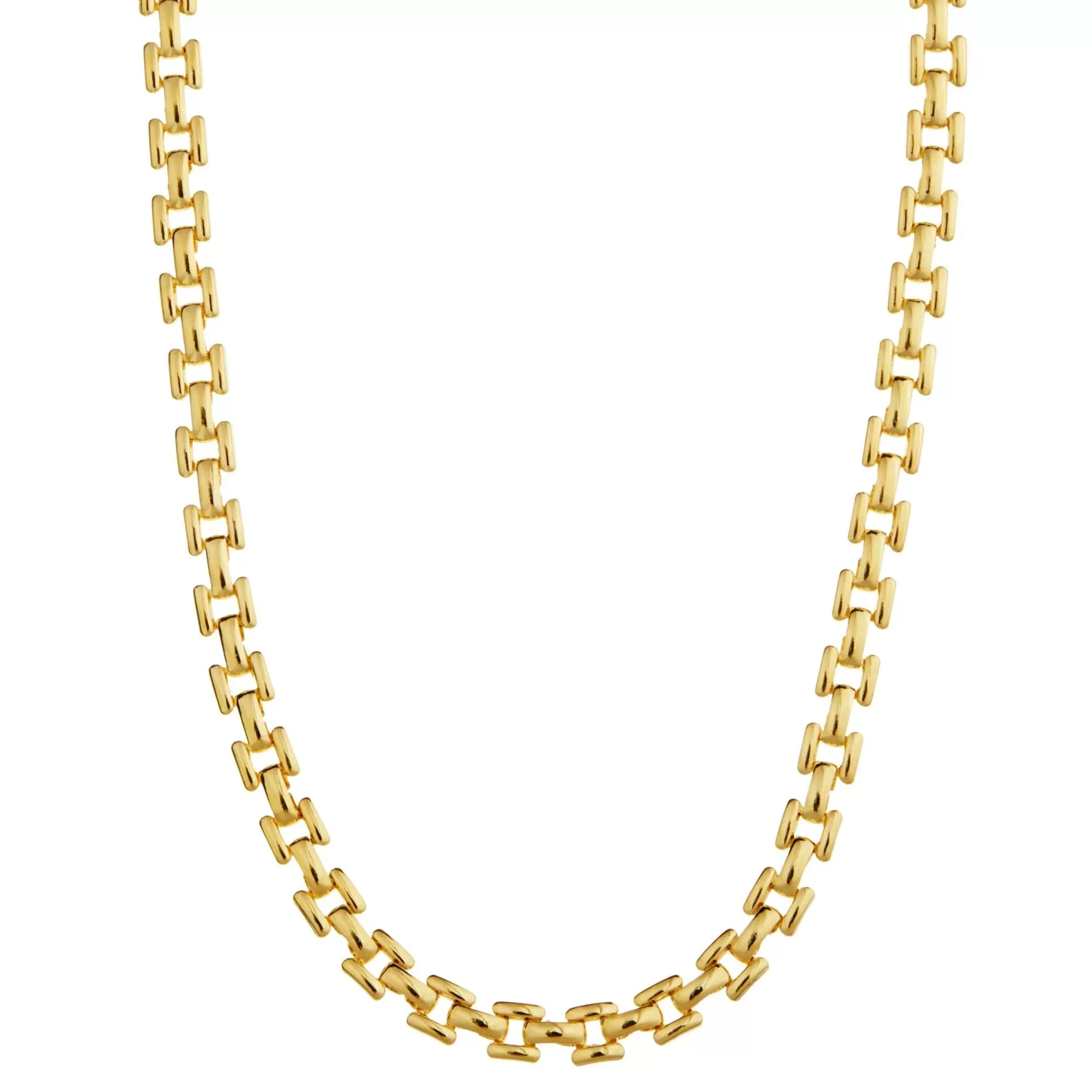 Slim Link Chain Necklace - Gold