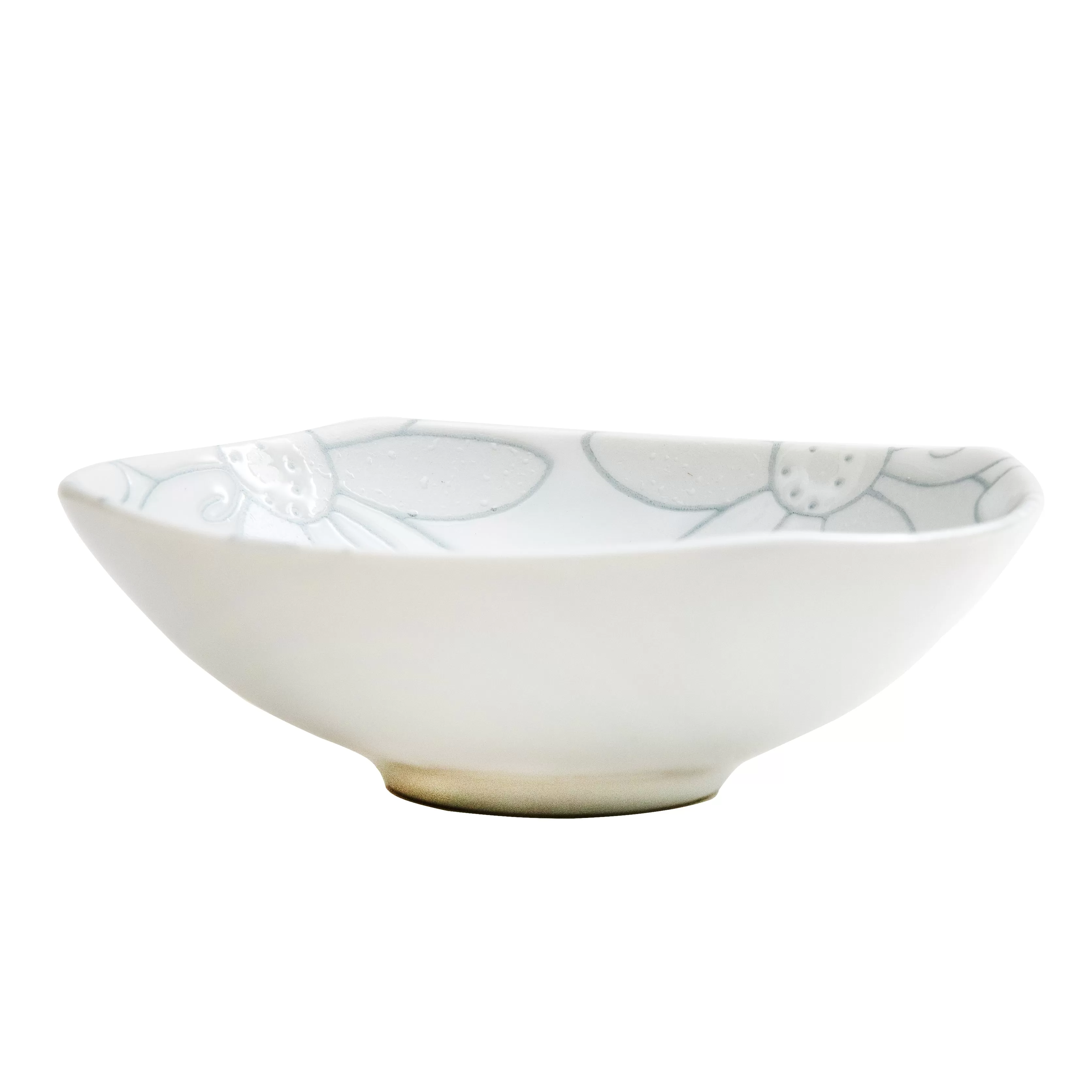 Soft Square Sunflower Porcelain Bowl