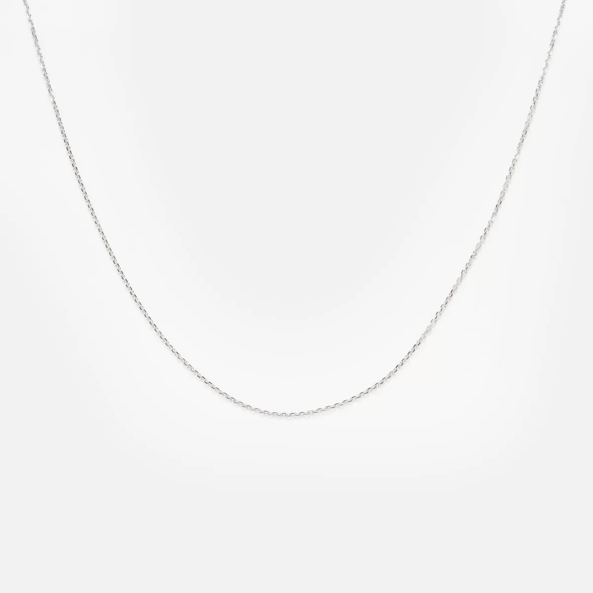 Solid Gold Simple Glimmer Gold Chain