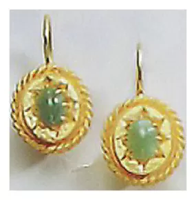 Star Of India Emerald Earrings