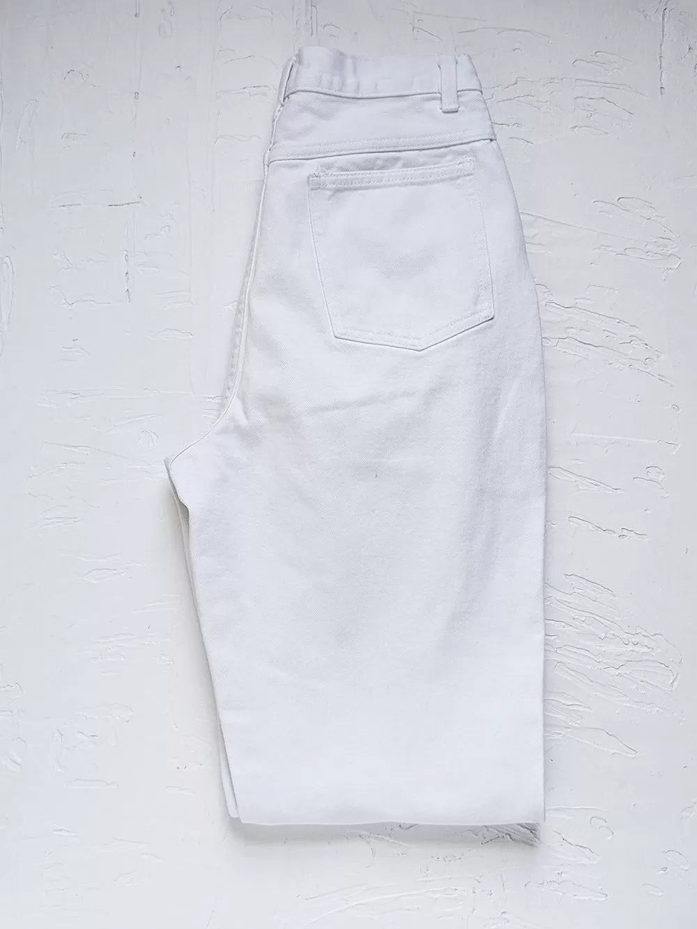 Stefano Ultra High Rise White Jeans