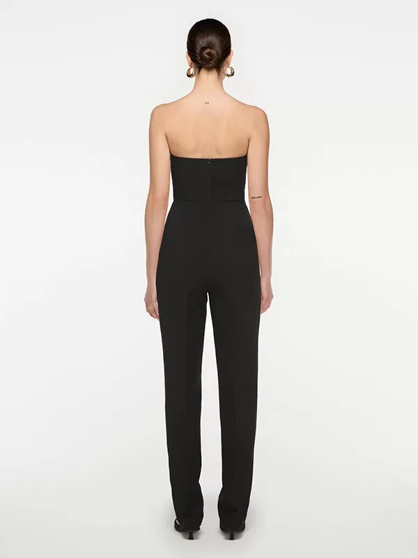 Strapless Jumpsuit in Black