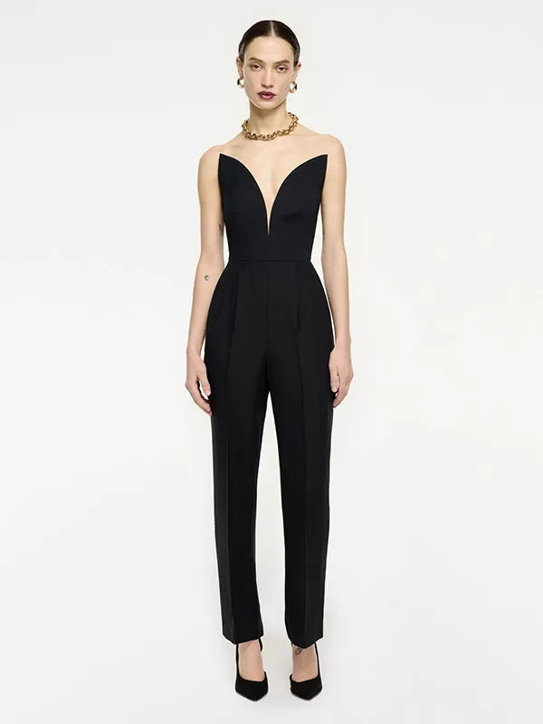 Strapless Jumpsuit in Black