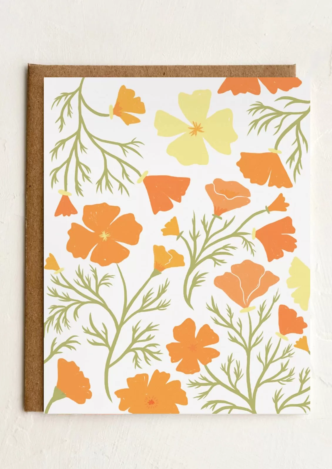 Summer Flowers Blank Card