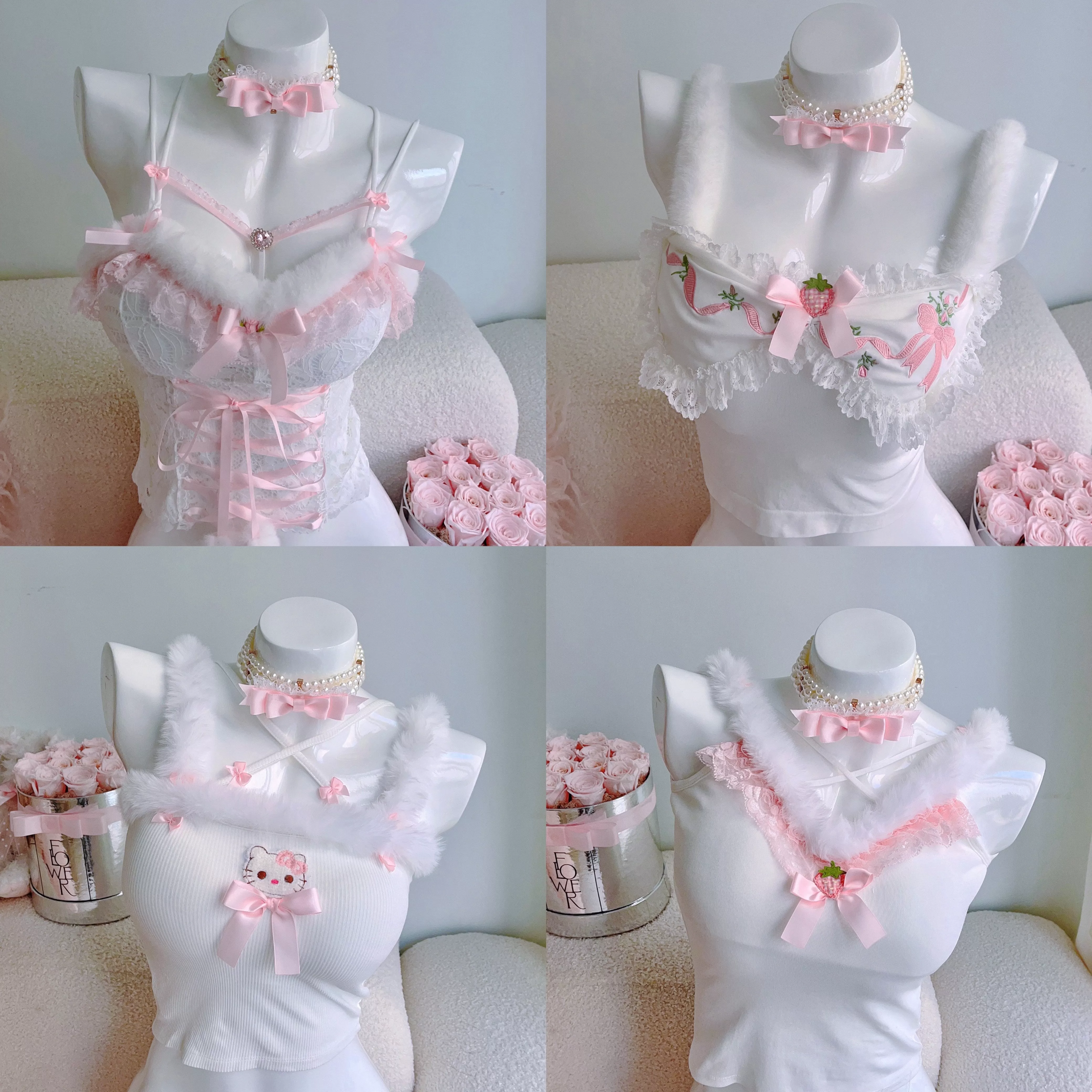 Summer Pink Bow Top