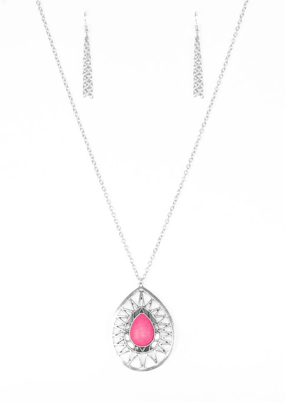 Summer Sunbeam Pink Necklace Set