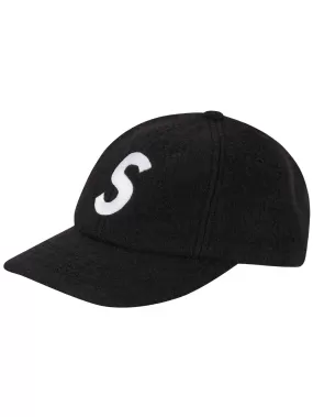 Supreme Boiled Wool S Logo 6-Panel Black (FW22)