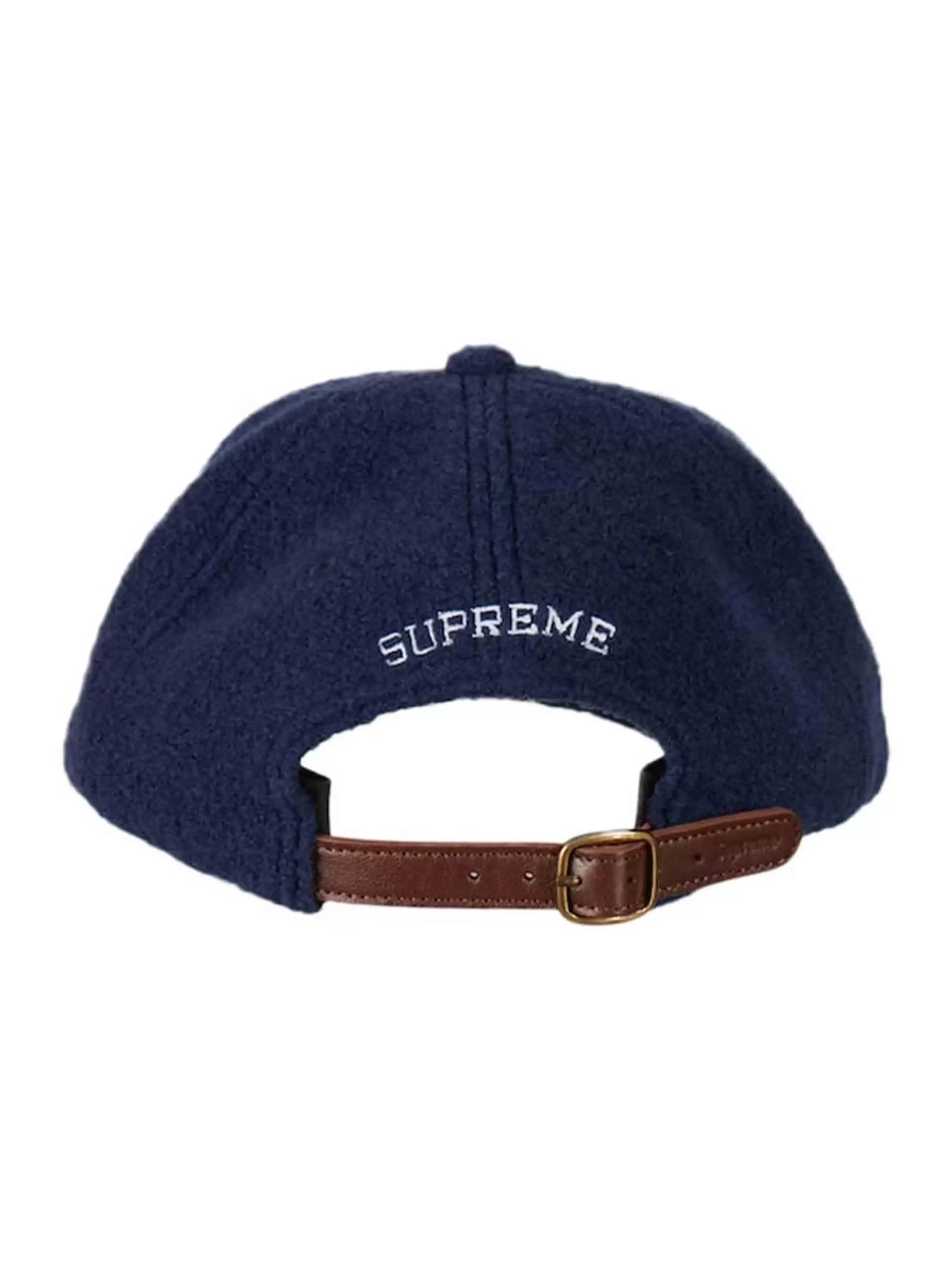 Supreme Boiled Wool S Logo 6-Panel Navy (FW22)