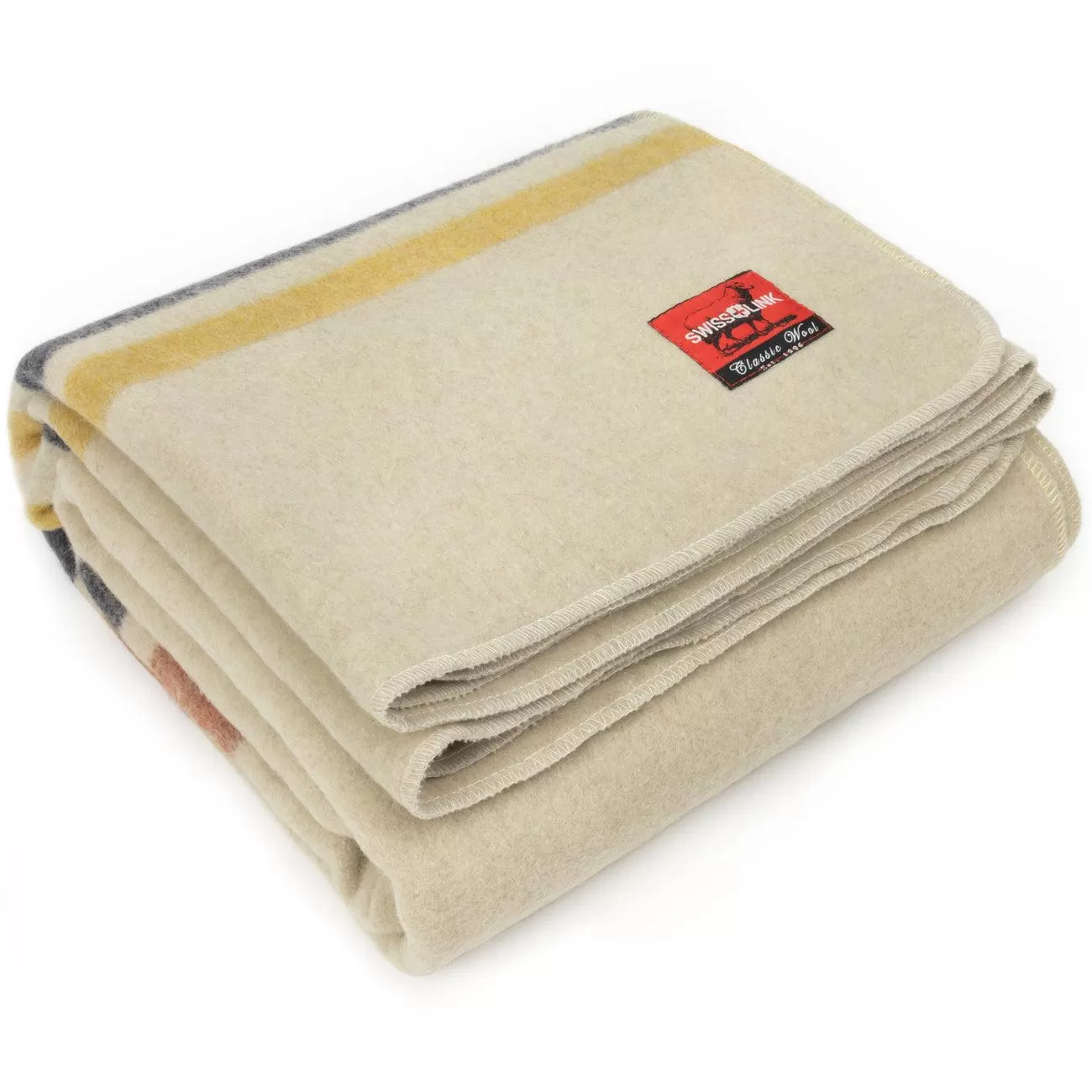 Swiss Link Classic Wool Blanket | Bay Point