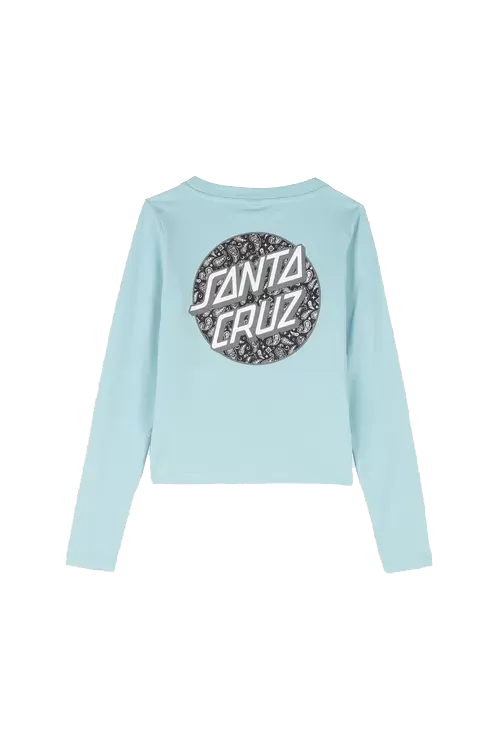 T-SHIRT SANTA CRUZ FEMME SCREAMING PAISLEY DOT L/S