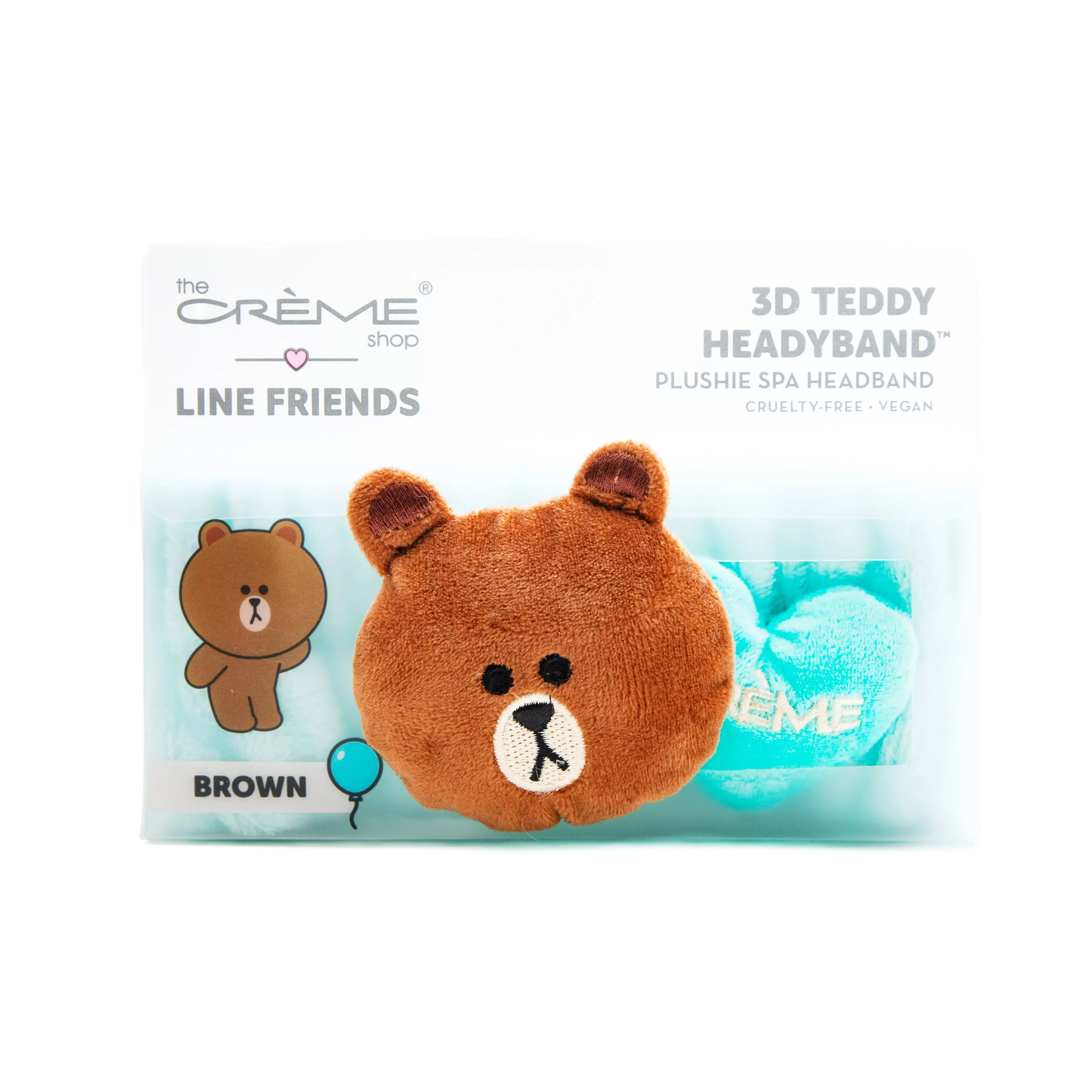 The Crème Shop Headband 3D Teddy Brown