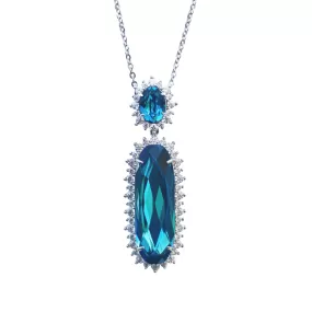 The Elegant Aquamarine Crystal Necklace