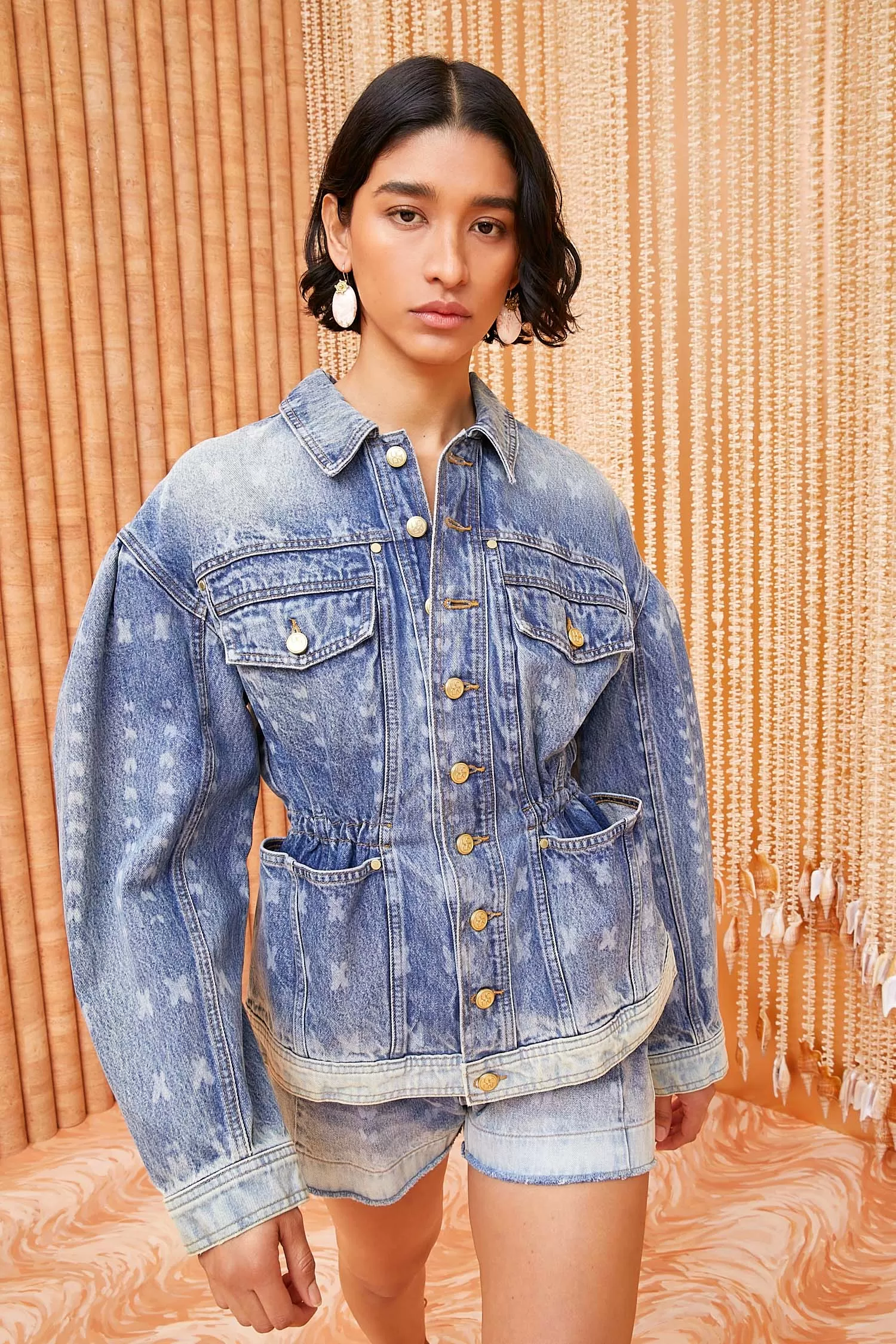 The Odette Jacket - Etched Arashi Wash