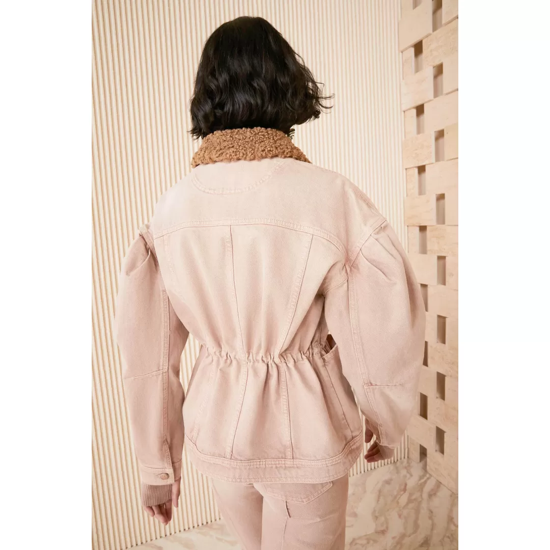 THE ODETTE JACKET LIGHT PINK