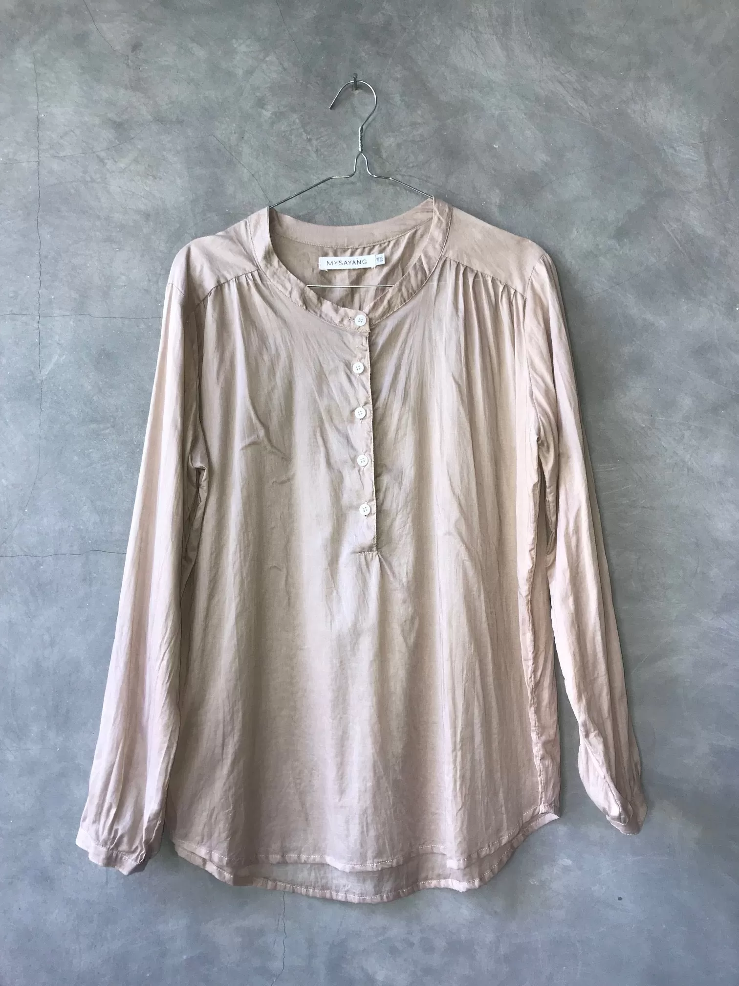 TIPIS  [thin]  - handdyed 100% cotton blouse