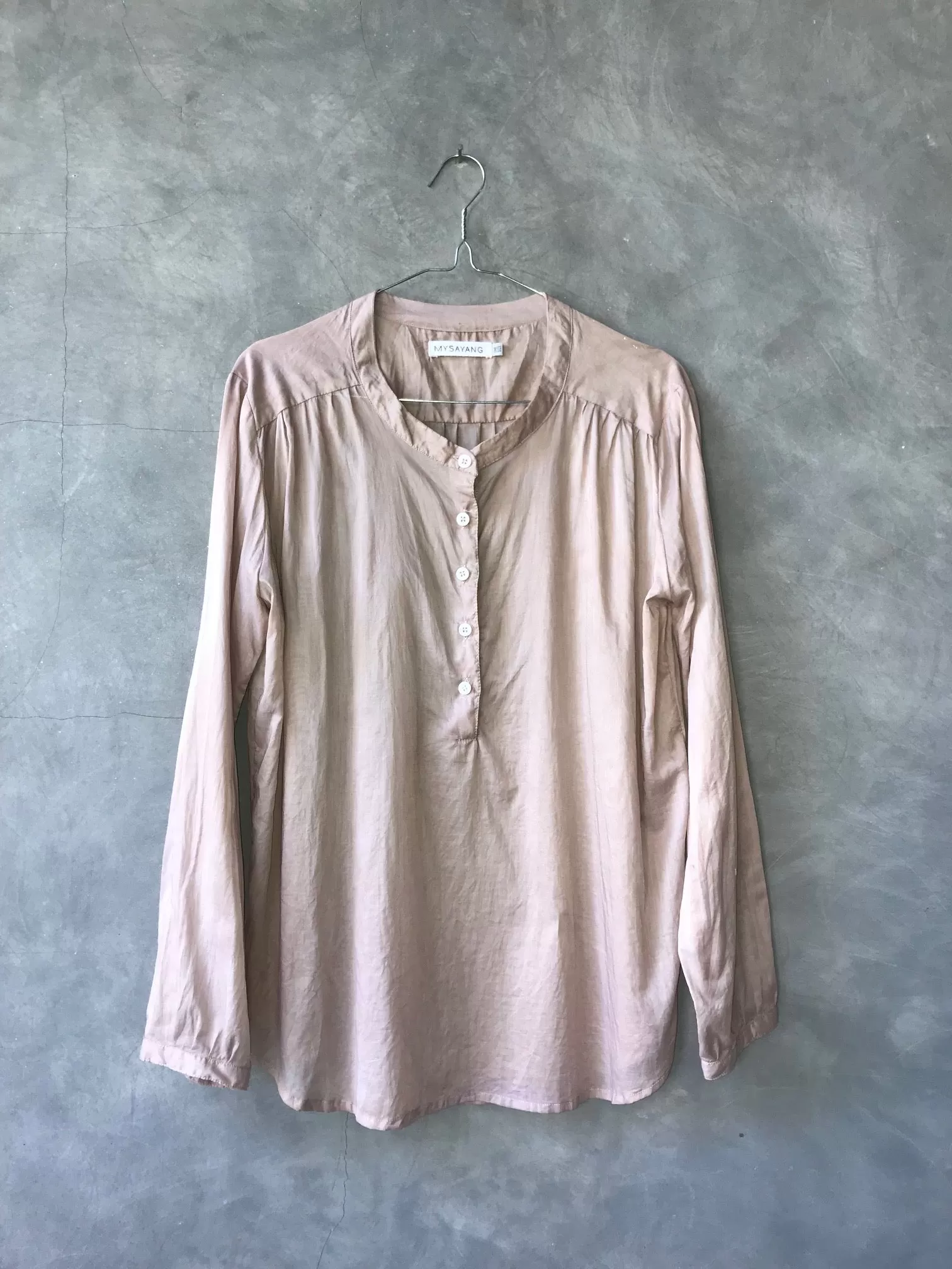 TIPIS  [thin]  - handdyed 100% cotton blouse