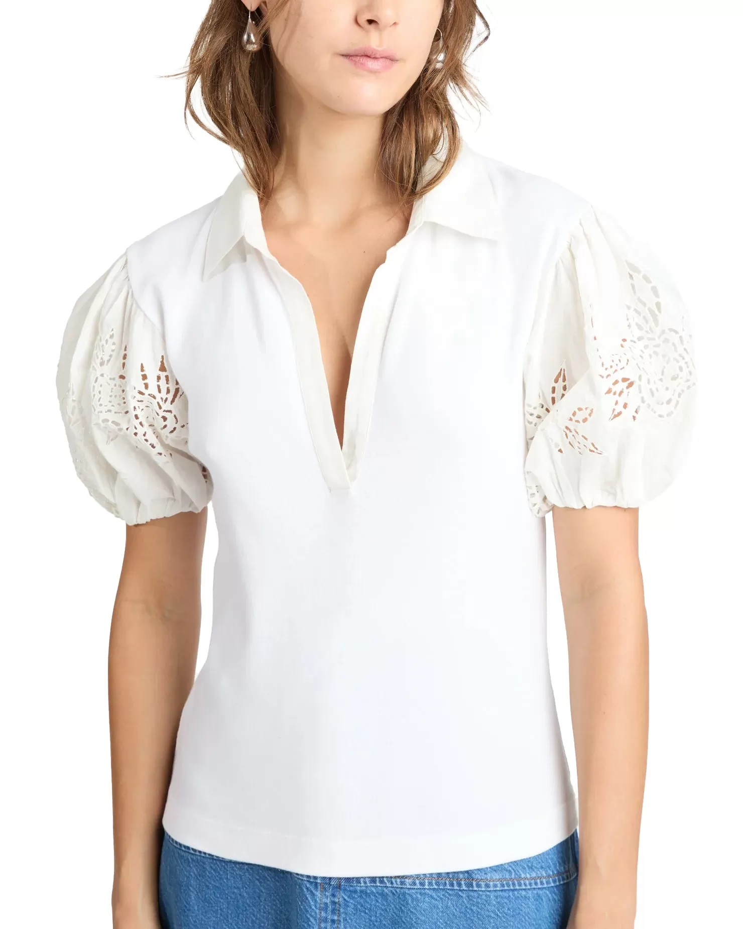 Tory Top (Optic White)