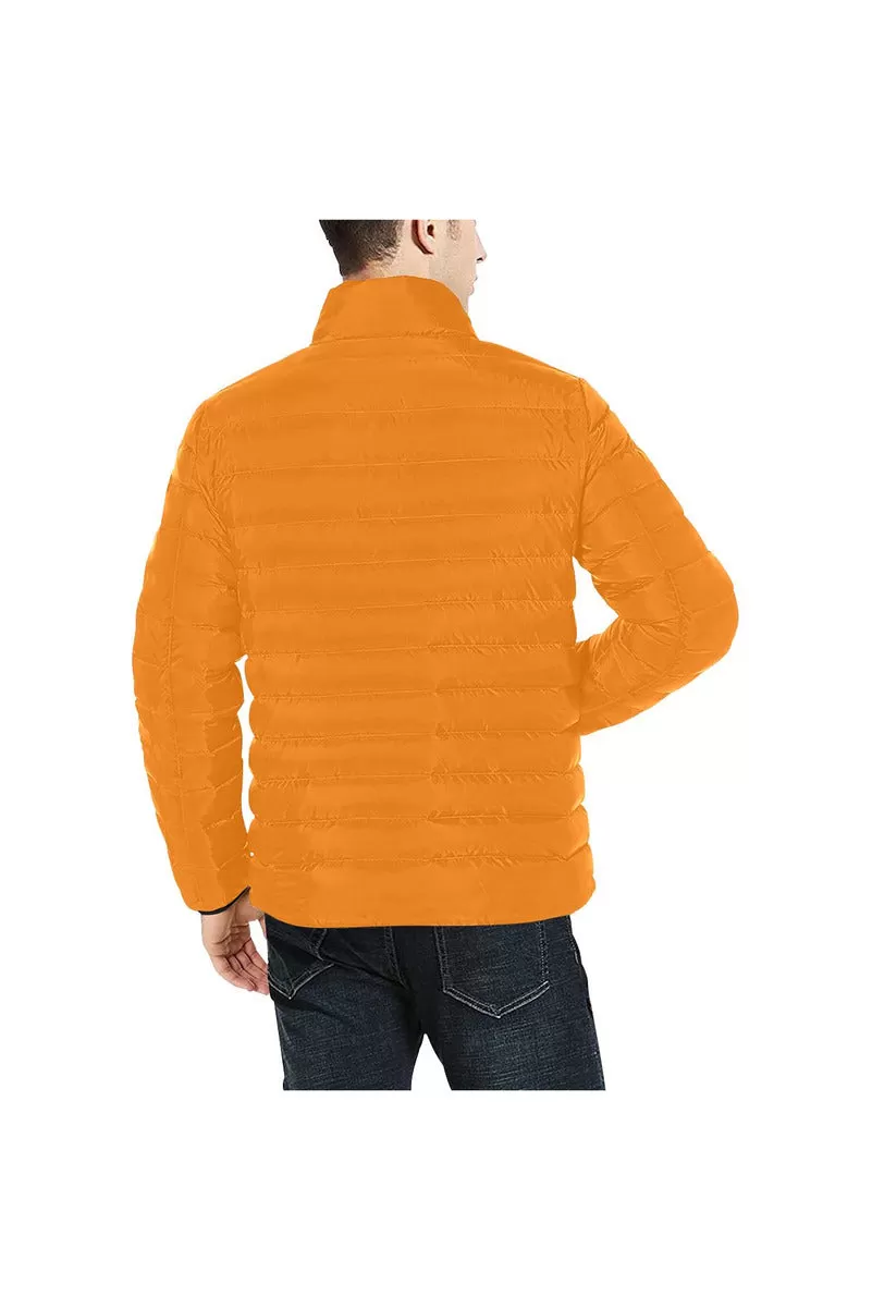 Turmeric Men's Stand Collar Padded Jacket (Model H41)