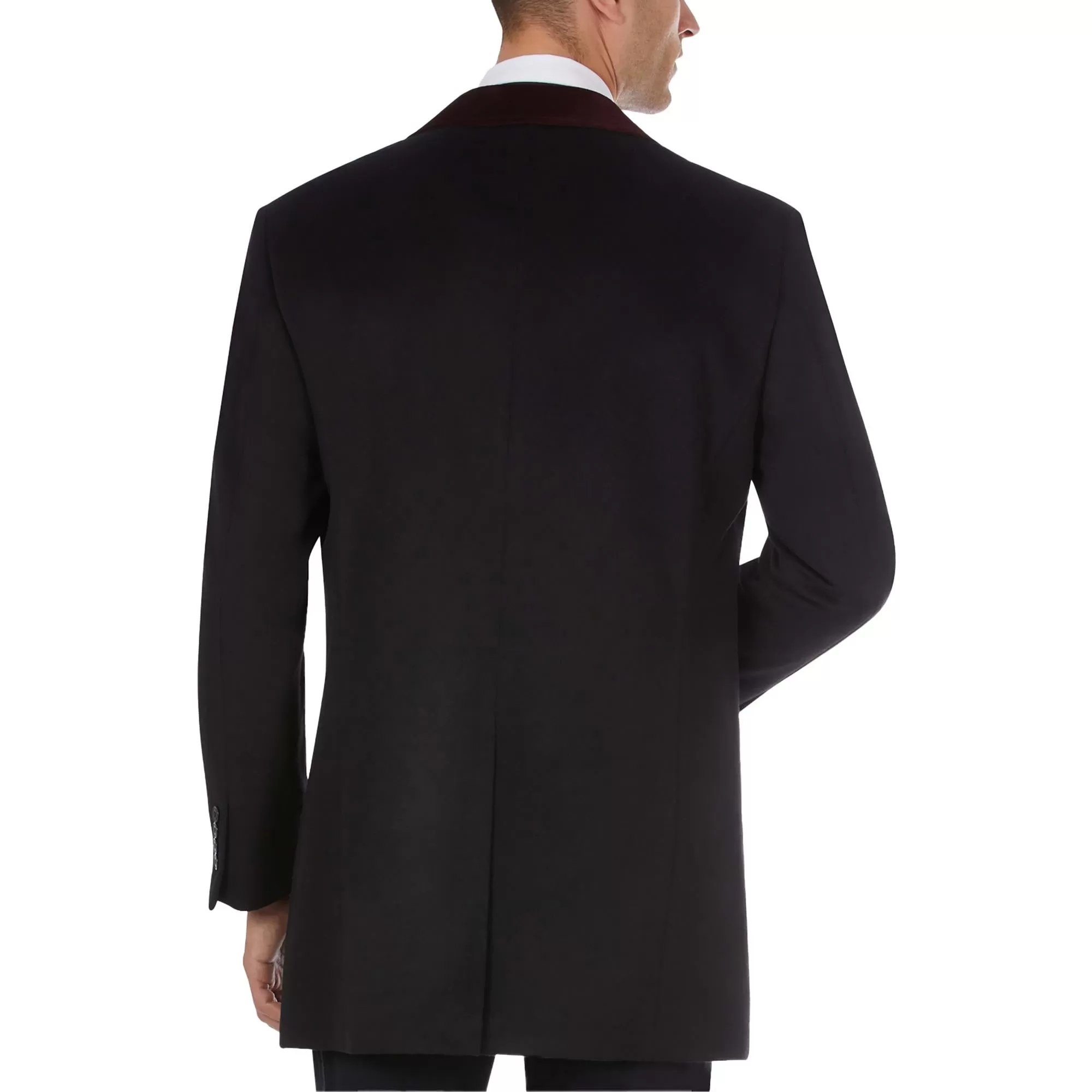 Velutti Mens Wool Blend Wool Overcoat