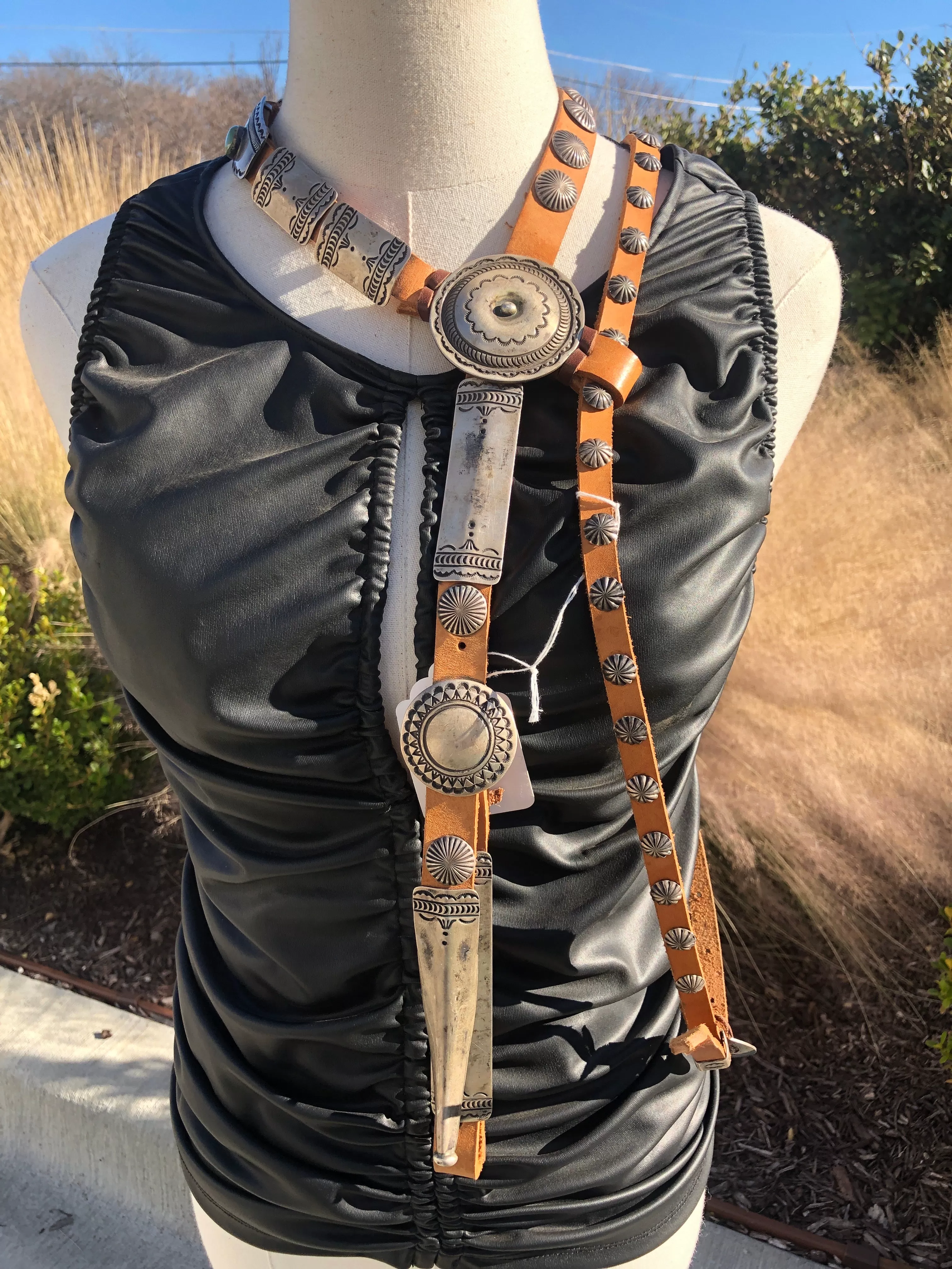 Vintage Sterling Silver Headstall