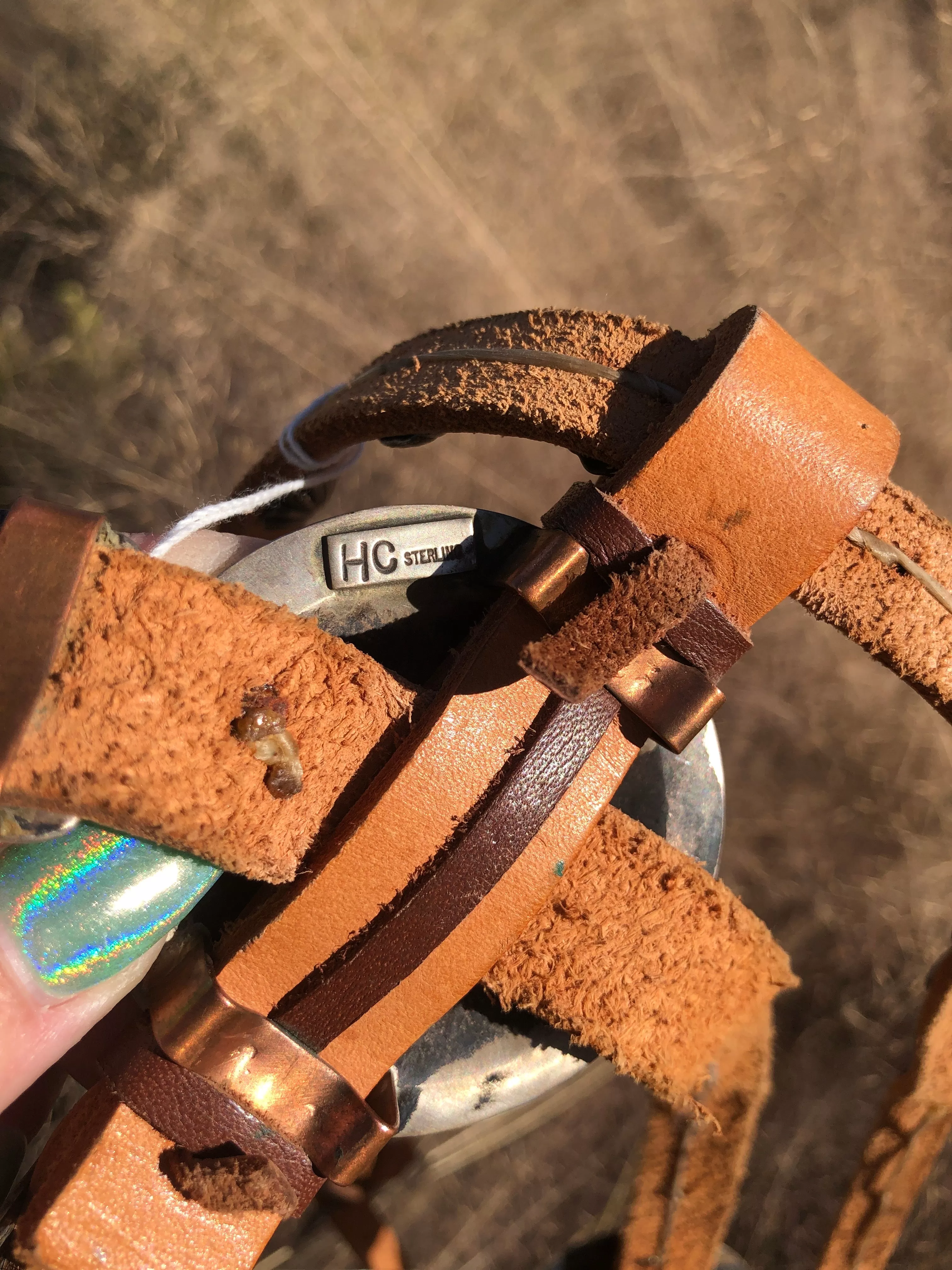 Vintage Sterling Silver Headstall