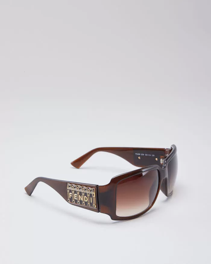 Y2K Vintage Brown Fendi Sunglasses