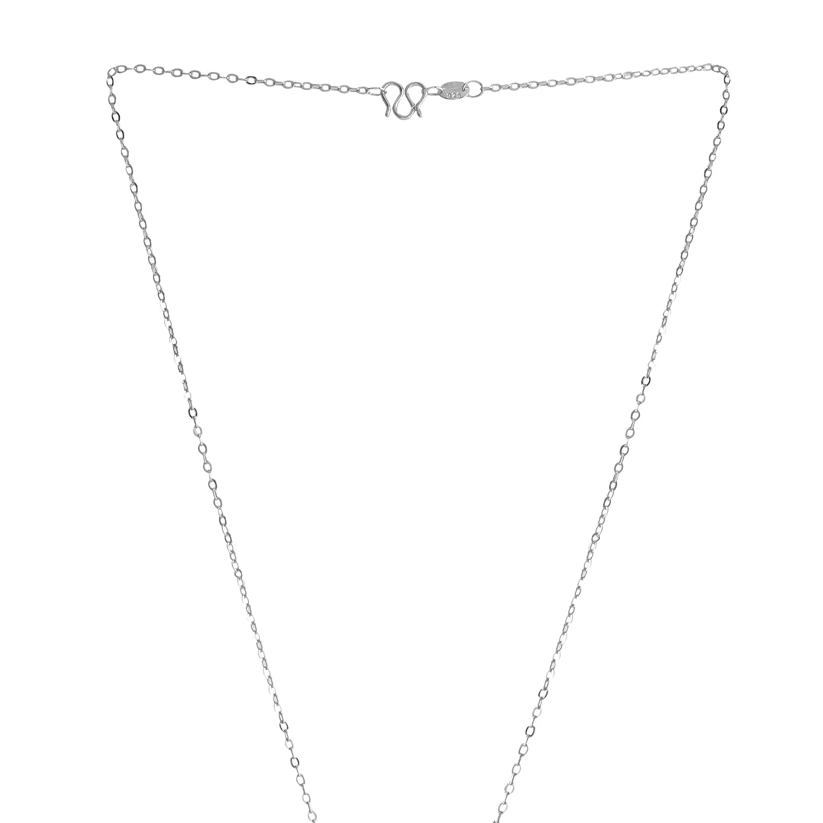 Zelda Silver Rhinestone Necklace